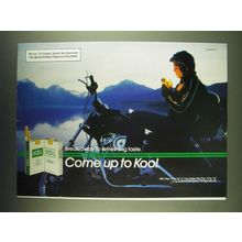 1985 Kool Cigarettes Ad - Break away to refreshing taste