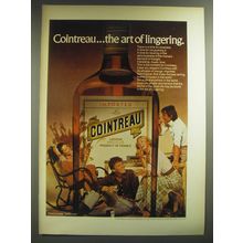 1974 Cointreau Liqueur Ad - Cointreau.. The art of lingering