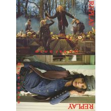 Replay Italian Blue Jeans 2x Rare Advertising Italy Postcard s