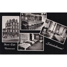 Amsterdam Hotel Cafe Schinkelhaven Real Photo Old Postcard