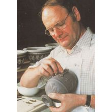 Ornamenting Jasper Wedwood Factory Stoke On Trent Crafts 1970s Postcard