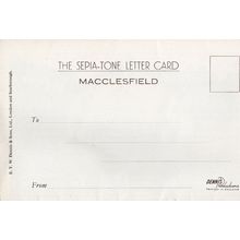 Macclesfield Sepia Tone Old Folding Postcard Book