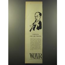 1953 WQXR Radio Ad - Cantata for Air Travel