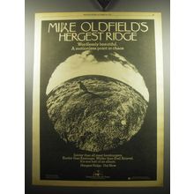 1974 Mike Oldfield Hergest Ridge Album Ad - Wordlessly beautiful