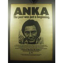 1974 Paul Anka Album Ad - The past was just a beginning