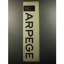 1956 Lanvin Arpege Perfume Ad - Promise her anything.. but give her Arpege