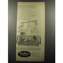 1956 Salton Hotray Ad - We like it hot and handy
