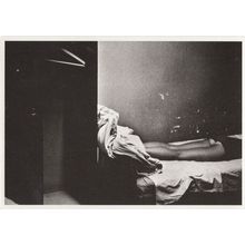 Lady On Bed In Hotel Karabuk Turkey in 1977 Award Photo Postcard