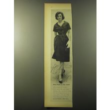 1960 Lord & Taylor Dress by Max Lawrence Ad - New York is my Town