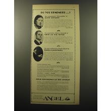 1960 Angel Records Ad - Do you remember? Consummate Marschallin of Lotte Lhemann