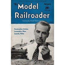 Model Railroader magazine complete year 1942 - free shipping