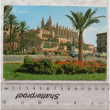 1970s postcard Palma De Mallorca, Cathedral