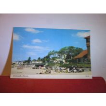 EXMOUTH, DEVON used postcard by Harvey Barton =