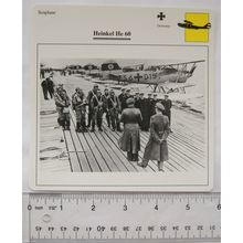 Heinkel He 60 - Germany - Seaplane - Collectors Club Card