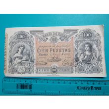 Espana Spain 1875 100 Pesetas Banknote Reproduction - 101