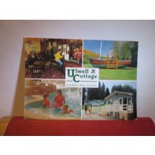 multiview, ULWELL COTTAGE CARAVAN PARK, SWANAGE, DORSET used postcard =