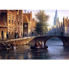 Spohler Johannes-View_with_a_Bridge Poster Canvas Movie Film Print A0 A1 A2 A3 A