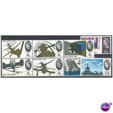1965 Battle of Britain.Set SG671-678 Mounted Mint.