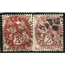 1900 Yvert 108+108b - fine used (o)