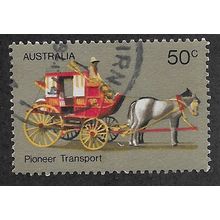 AUS 1972 50c 'PIONEER TRANSPORT' FINE USED (EBID52-047)