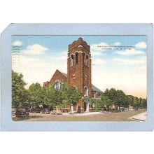 New Jersey Atlantic City The First Presbyterian Church Street Scene Inters~3639