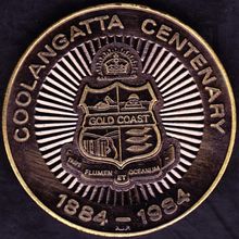 1984 Australia Medallion Coolangatta Centenary