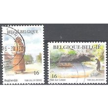 Belgique 1996 Michel 2692 - 2693 O Cote (2008) 1.60 € Tourisme Cachet rond