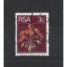 SouthAfrica.SG350 3c Geranium.Variety Unchecked.Fine Used.Sep25a