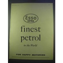 1955 Esso Extra Petrol Ad - Finest in the World