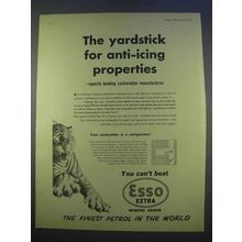1955 Esso Extra Petrol Ad - Anti-Icing Properties
