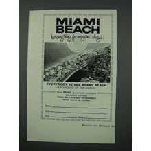 1960 Miami Beach Florida Tourism Ad - Has Everything