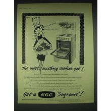 1960 G.E.C. Supreme Oven Ad - Exciting Cooker