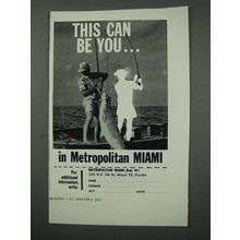 1960 Miami Florida Tourism Ad - This Can be You!