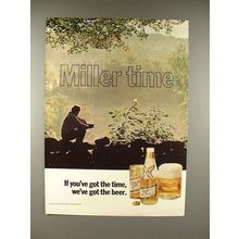 1972 Miller High Life Beer Ad - Miller Time!