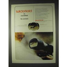 1972 Redfield Widefield Scope Ad - No Contest