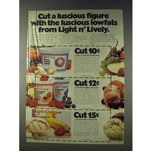1978 Light n' Lively Lowfat Yogurt and Ice Milk Ad