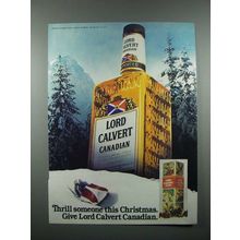 1980 Lord Calvert Canadian Whisky Ad - Thrill Someone