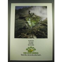 1982 Rose's Lime Juice Cordial Ad - In The Haze