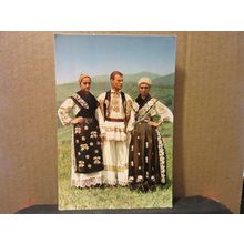 A Croatia National Costume from Vinkovci area unused postcard