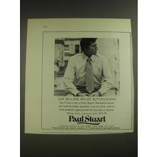 1974 Paul Stuart Epaulet Button-Down Shirt Ad - Our exclusive epaulet