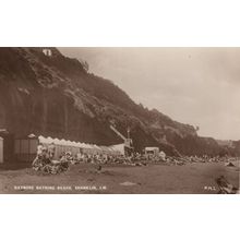 Raynors Bathing Beach Shanklin Isle Of Wight RPC Postcard