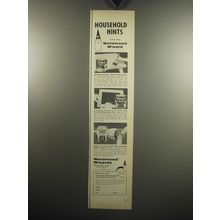 1957 U.S. Plywood Ad - Satinlac, Weldwood Plastic Resin Glue, Contact Cement