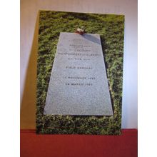 F.M. VISCOUT MONTGOMERY'S GRAVE, BINSTED CHURCH, HAMPSHIRE, unused postcard =