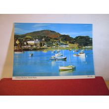 CONWAY HARBOUR, NORTH WALES used postcard by Bamforth 1988 pm =