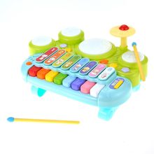 3 in 1 Musical Piano Keyboard, Xylophone & Drum Set