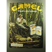 1982 Camel Cigarettes Ad - Camel where a man belongs