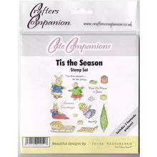 Crafter's Companion. Cute Companions Tis The Season Stamp Set. Stamping Crafts