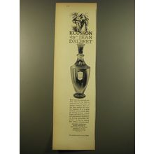 1961 Jean D'Albret Ecusson Perfume Advertisement