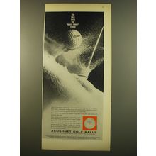 1961 Acushnet Titleist Golf Balls Advertisement - ball with blast-proof finish
