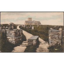 Tintagel Church and Stile, Cornwall, 1919 - Frith's Postcard